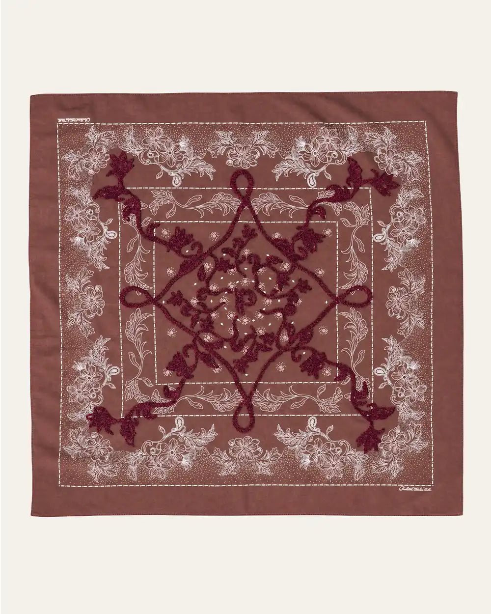 EMBROIDERED BANDANA