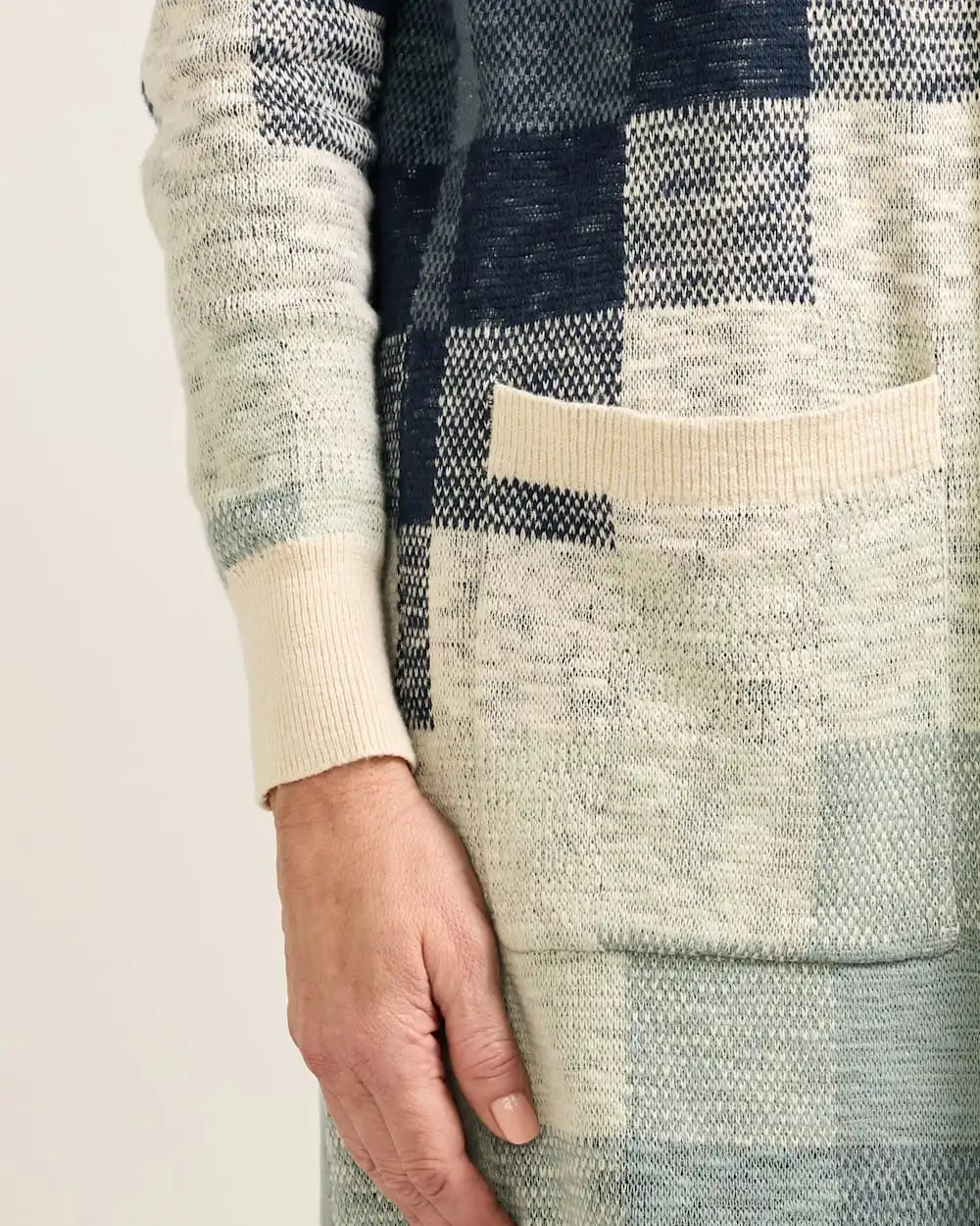 WOMEN'S COTTON DUSTER CARDIGAN