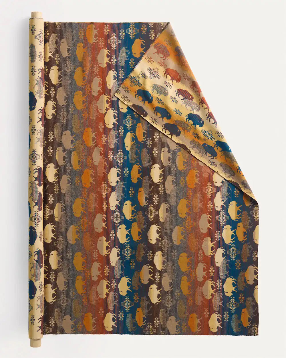 LAND OF THE BUFFALO HEAVYWEIGHT JACQUARD FABRIC