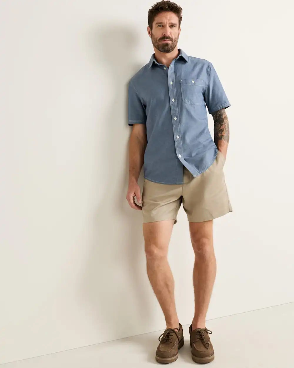 MEN'S SHORT-SLEEVE BAYSIDE SHIRT
