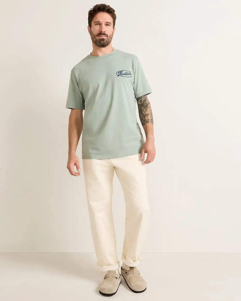MEN'S SHORT-SLEEVE DESCHUTES SALMON GRAPHIC TEE