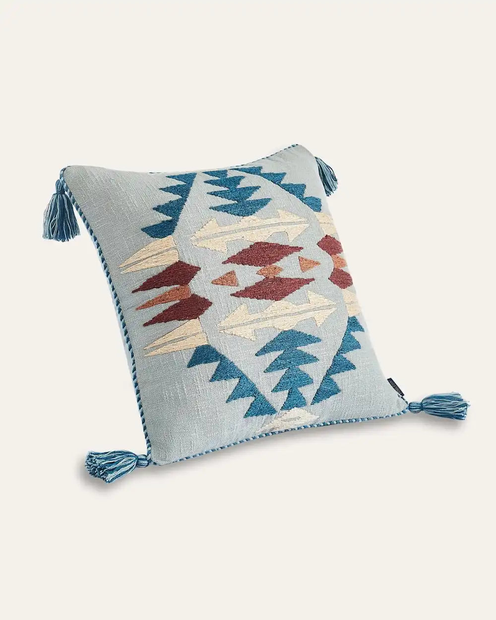 RANCHO ARROYO EMBROIDERED SQUARE PILLOW
