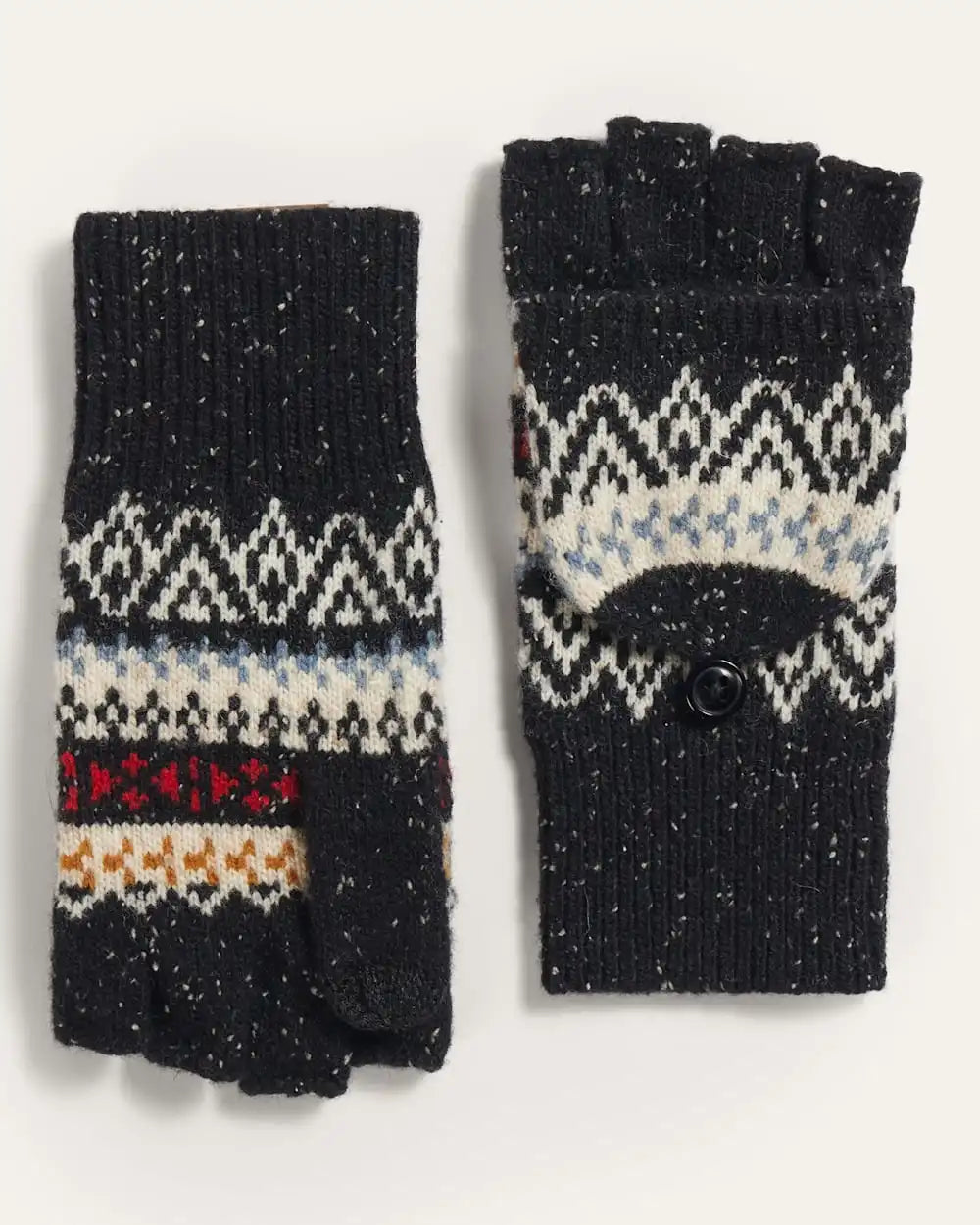 FAIR ISLE LAMBSWOOL CONVERTIBLE MITTENS