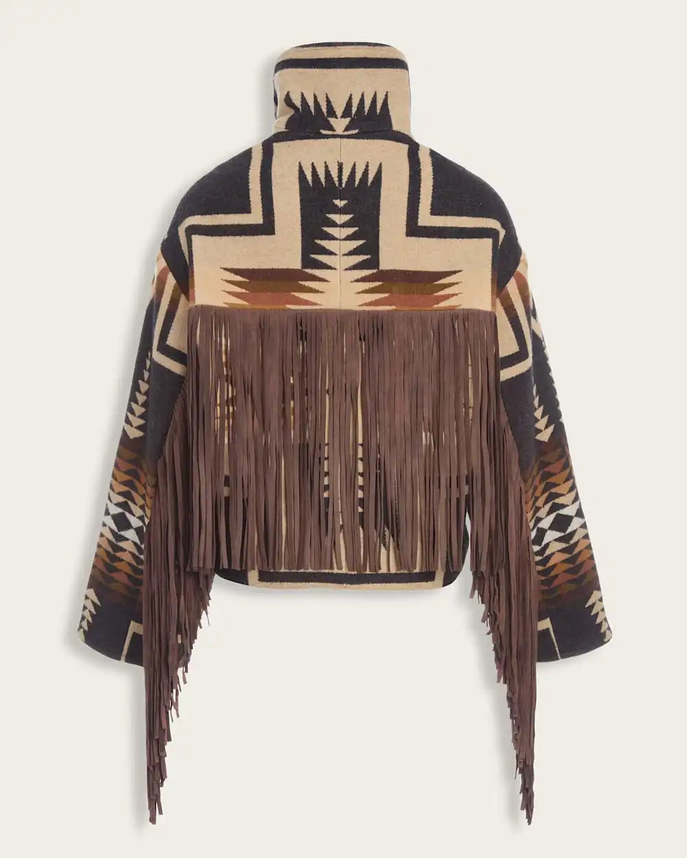 LINDSEY THORNBURG X PENDLETON FRINGED ARCHER JACKET