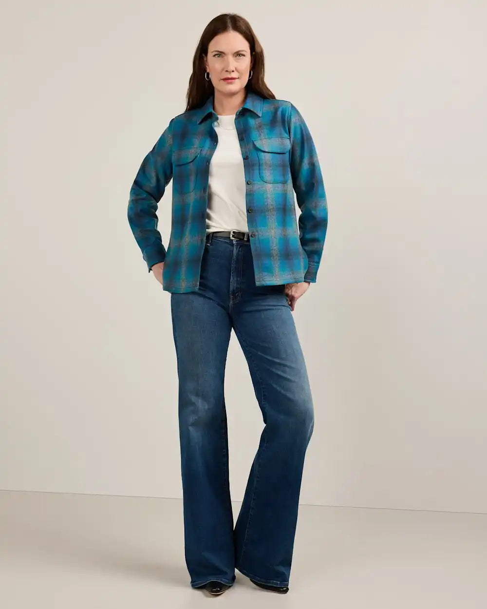 WOMEN'S PLAID BOARD SHIRT