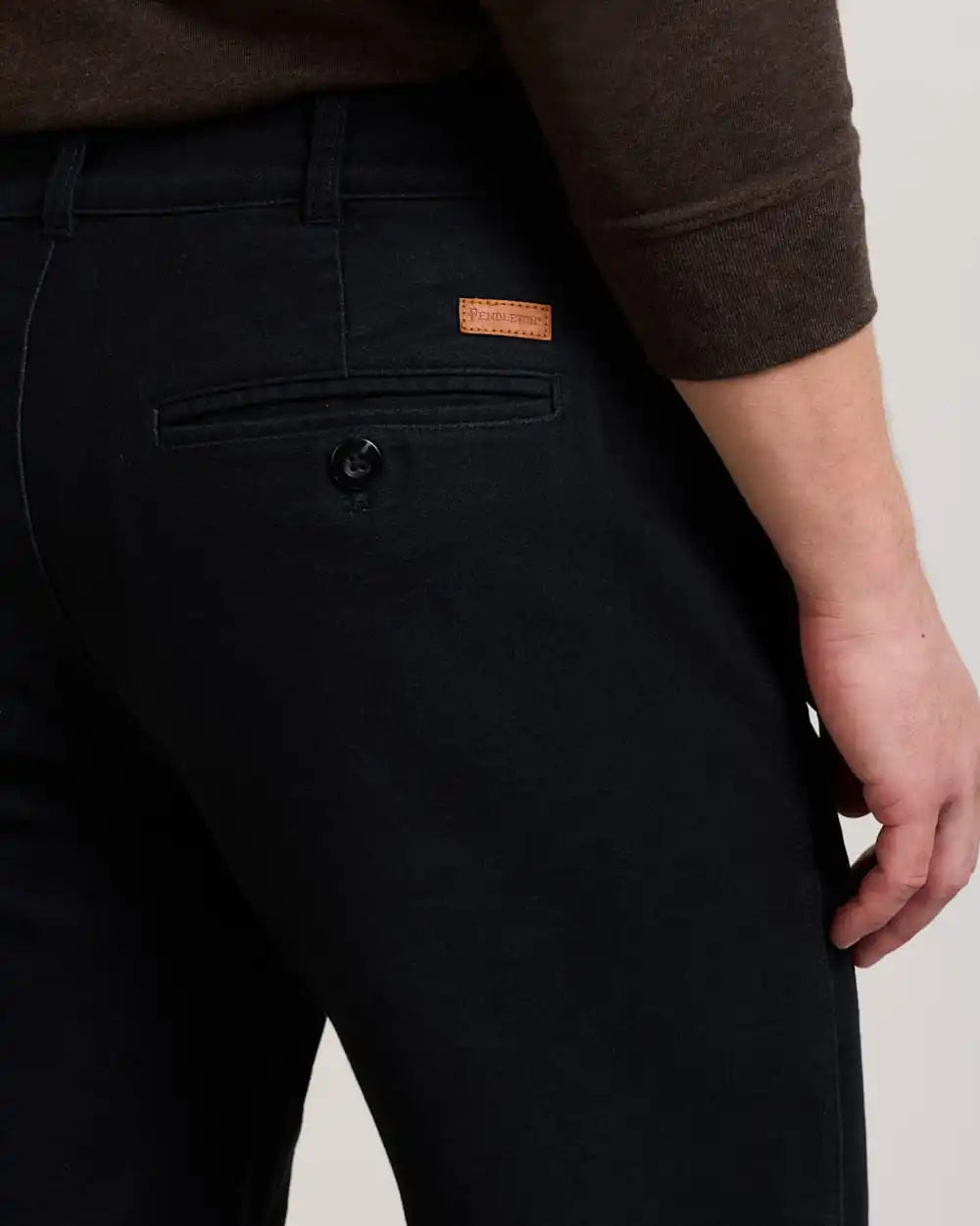 MEN'S RELAXED MOLESKIN CHINO PANTS
