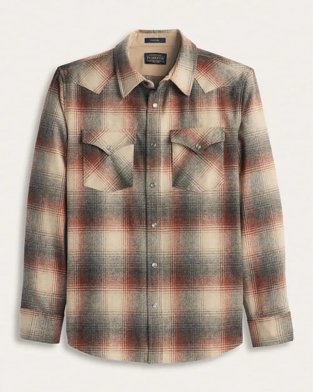 MEN'S PLAID SNAP-FRONT WESTERN CANYON SHIRT
