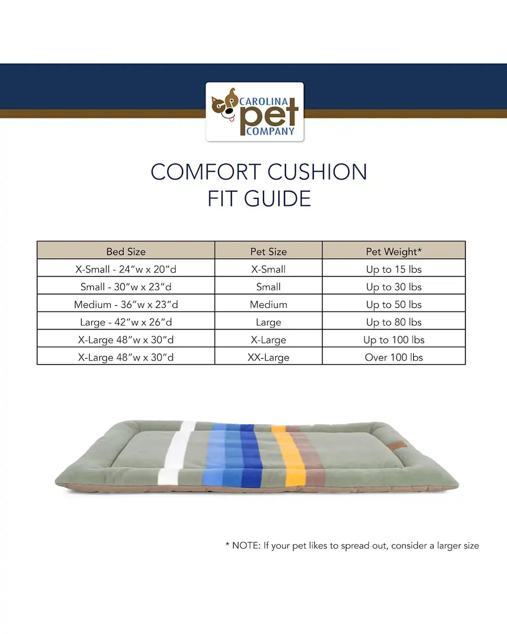 GRAND CANYON NATIONAL PARK DOG COMFORT CUSHION