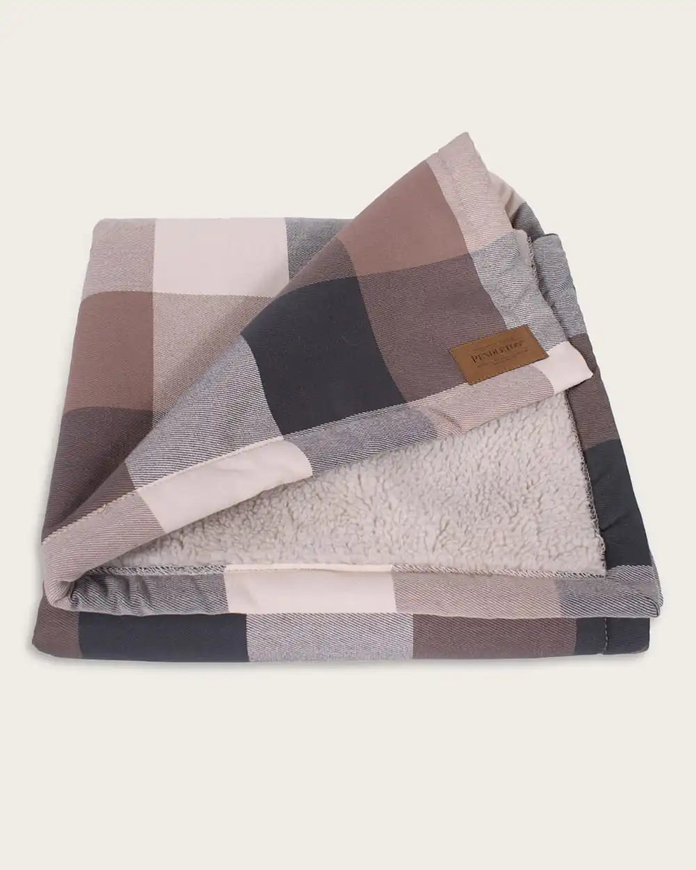 BLOCK PLAID PET CRATE BLANKET