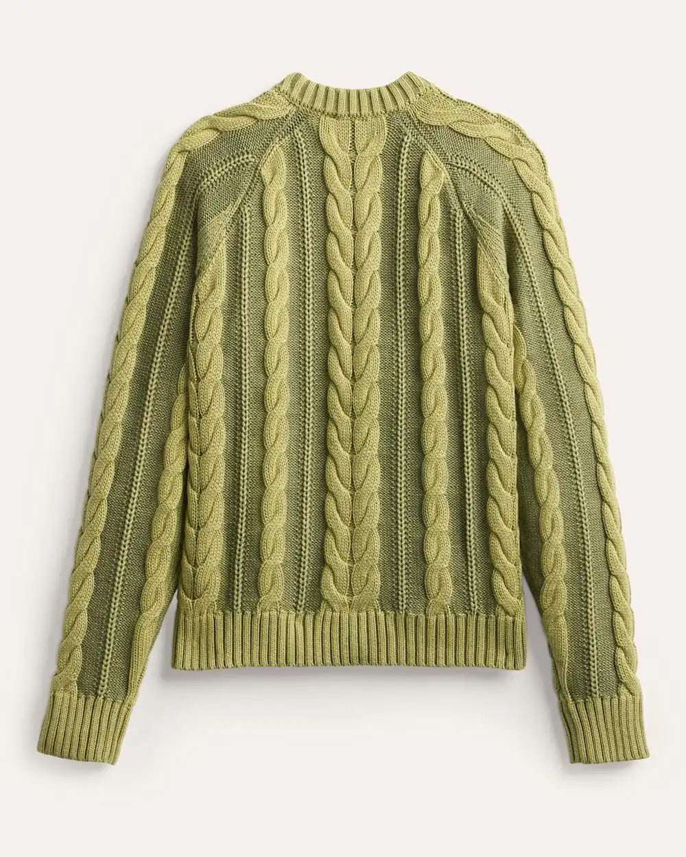 WOMEN'S COTTON CABLE CARDIGAN
