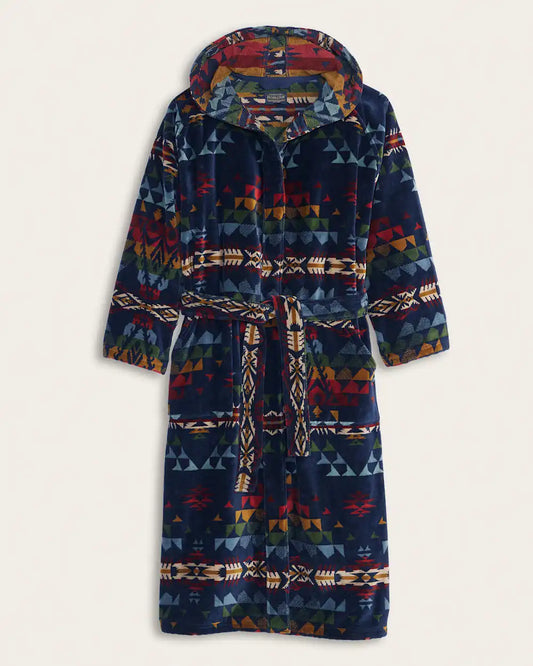 UNISEX AUTUMN BIRCH COTTON TERRY VELOUR BATHROBE