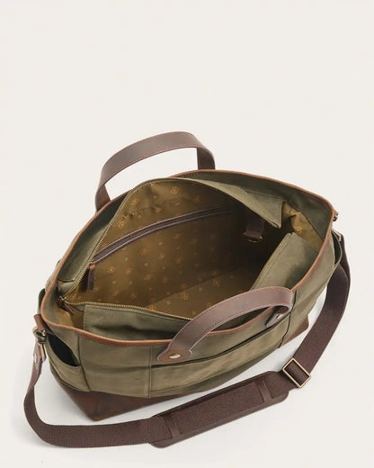 ODYSSEY WAXED CANVAS MESSENGER BAG