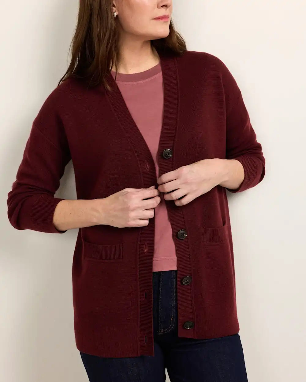 WOMEN'S RELAXED MERINO CARDIGAN