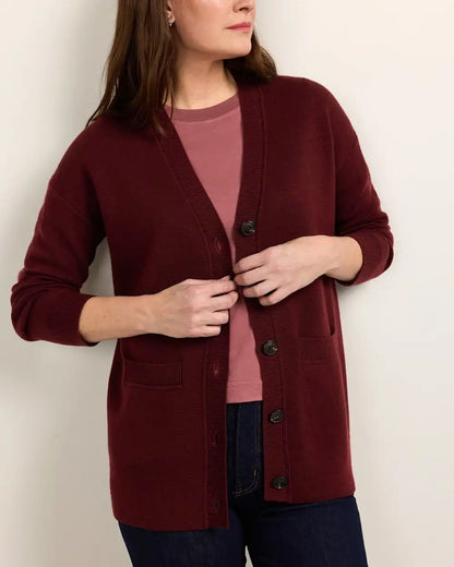 WOMEN'S RELAXED MERINO CARDIGAN