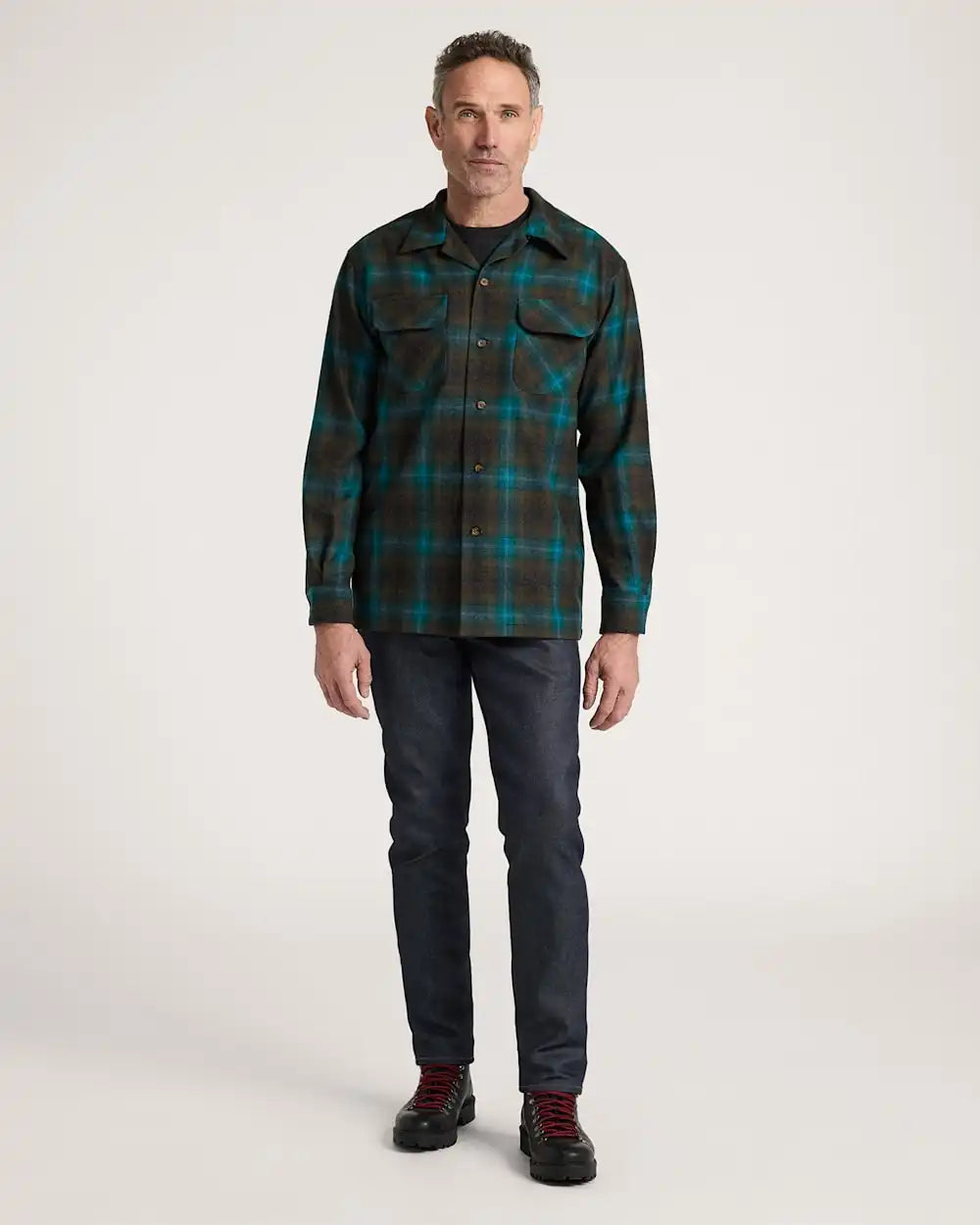 MEN'S PLAID BOARD SHIRT