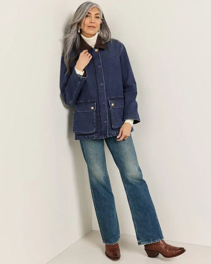 WOMEN'S CASCADES DENIM BARN COAT