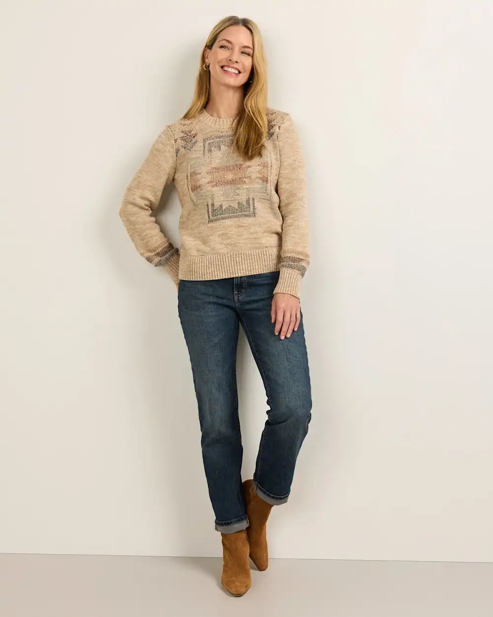 WOMEN'S COLUMBIA RIVER COTTON SWEATER