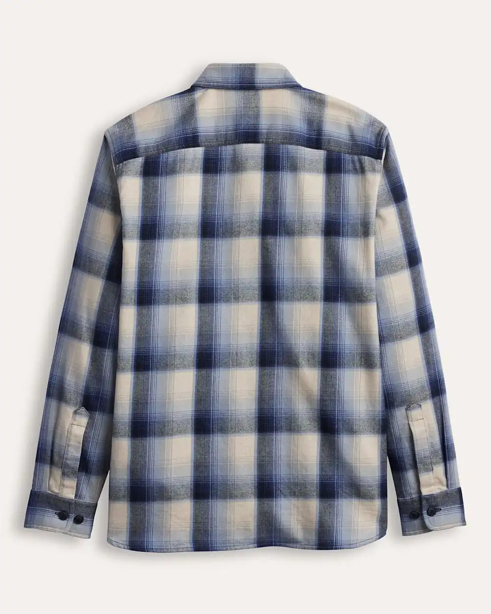 MEN'S PLAID BURNSIDE COTTON FLANNEL SHIRT