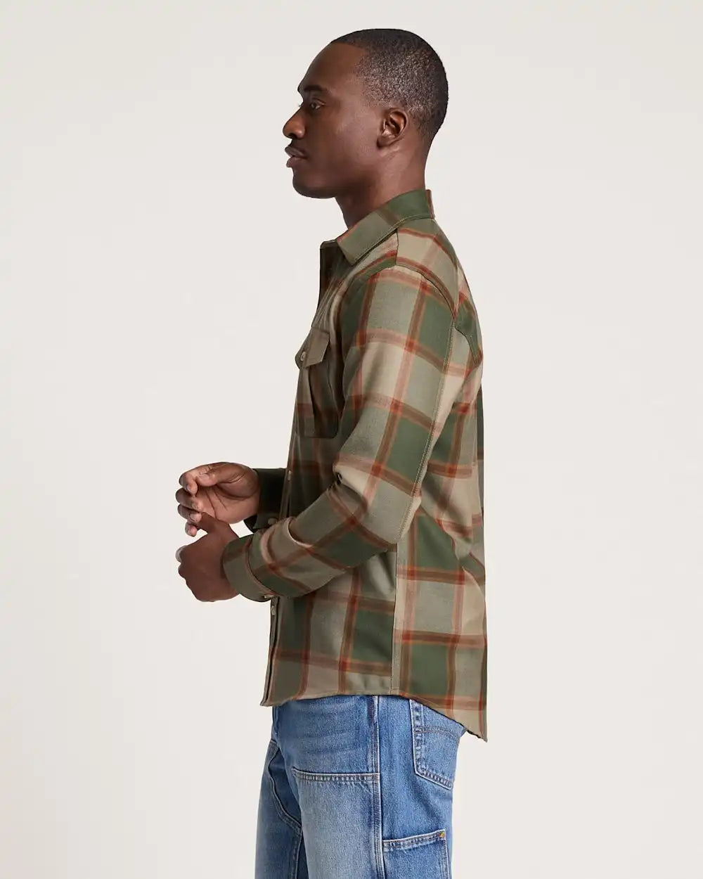 MEN'S MEN'S PLAID HARRISON MERINO SHIRT
