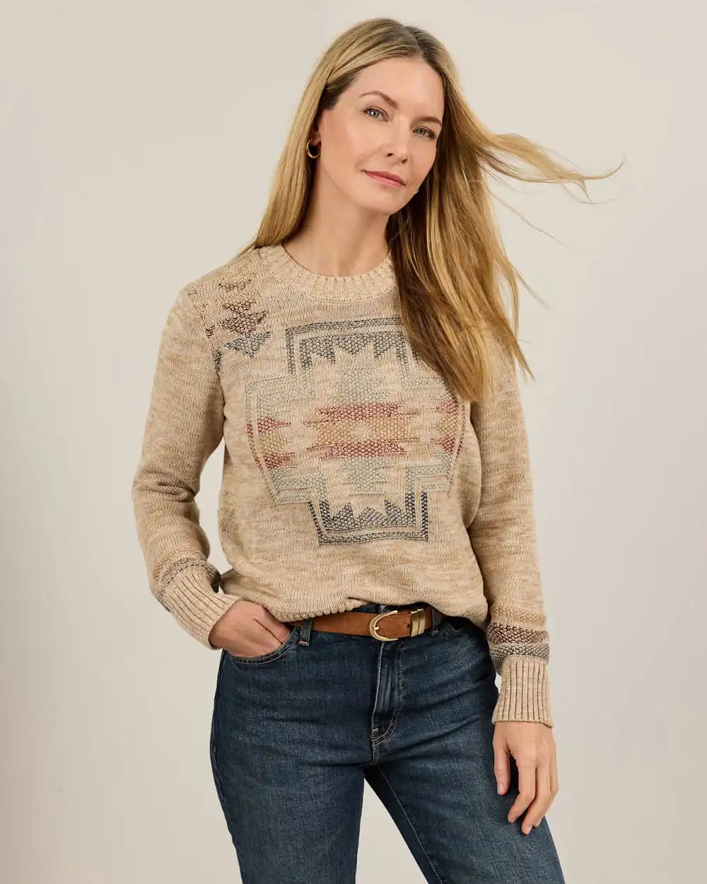 WOMEN'S COLUMBIA RIVER COTTON SWEATER