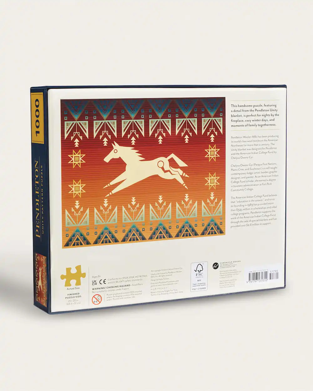 PENDLETON UNITY PATTERN 1000 PIECE PUZZLE