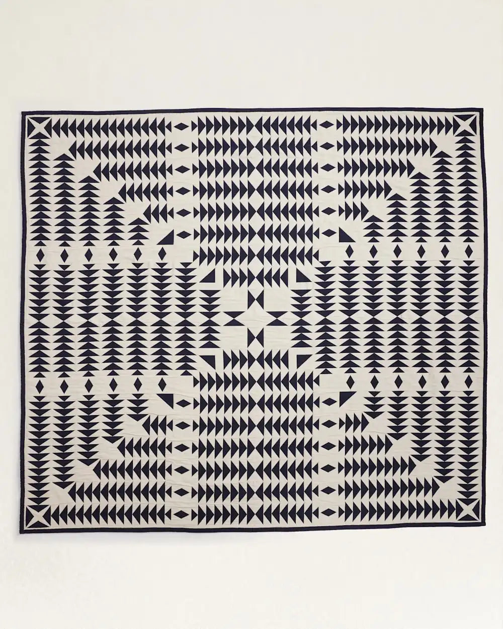 MIDNIGHT NOVA COTTON MATELASSE COVERLET