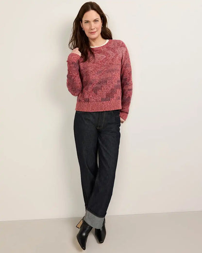 WOMEN'S RAGLAN COTTON SWEATER
