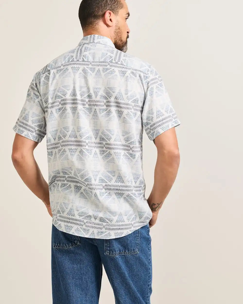 MEN'S SHORT-SLEEVE SHORELINE LINEN SHIRT