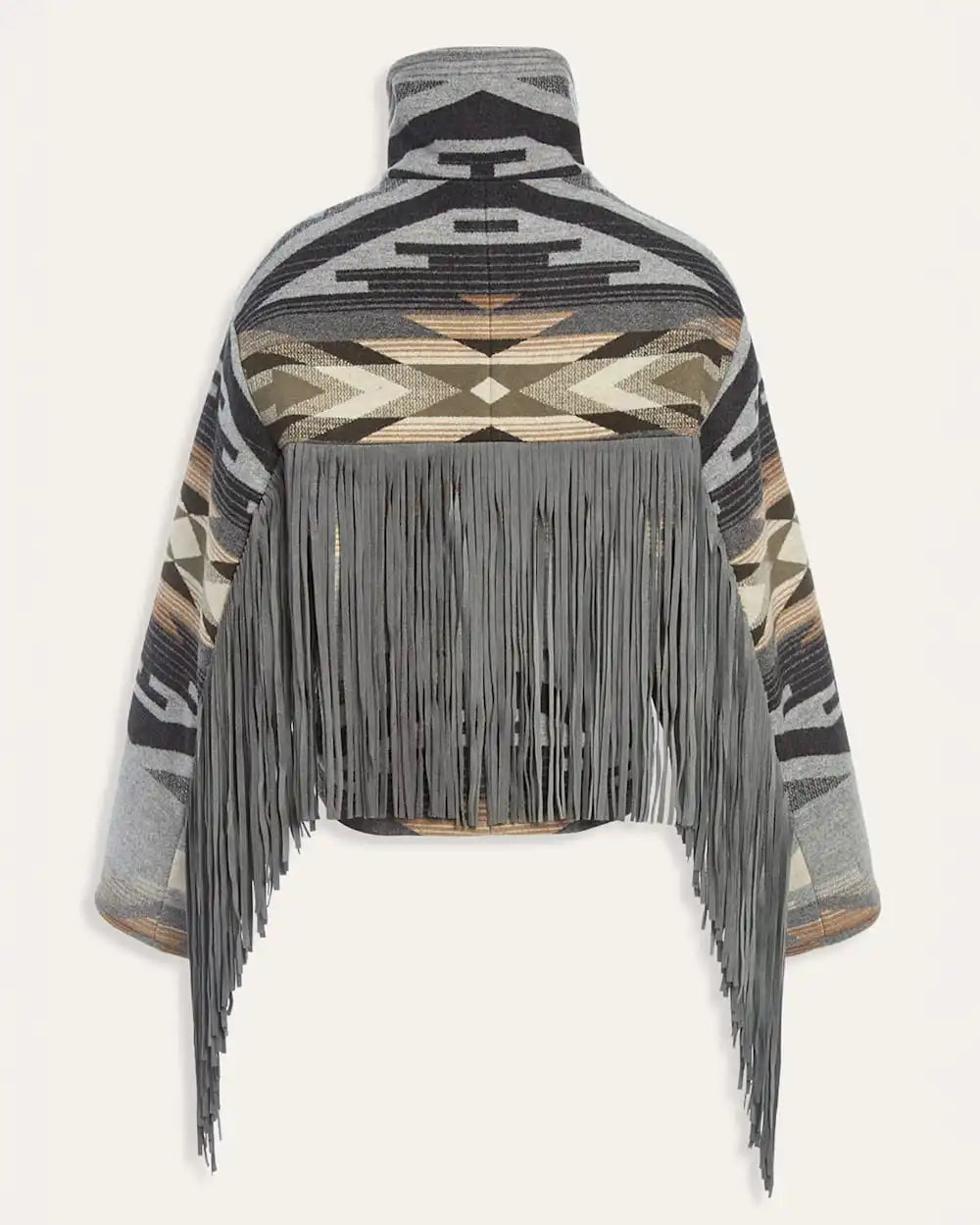 LINDSEY THORNBURG X PENDLETON FRINGED ARCHER JACKET