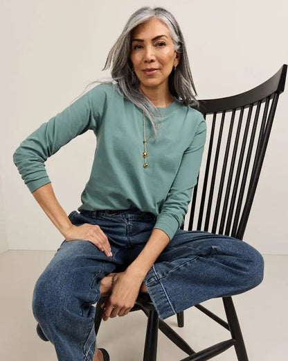 WOMEN'S LONG-SLEEVE DESCHUTES TEE