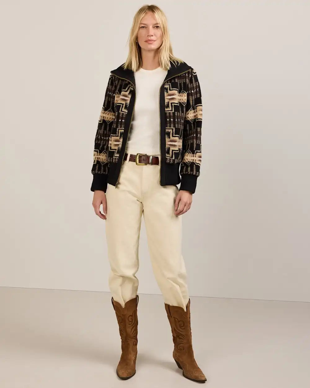 WOMEN'S HARDING FOXGLOVE FLEECE BOMBER JACKET