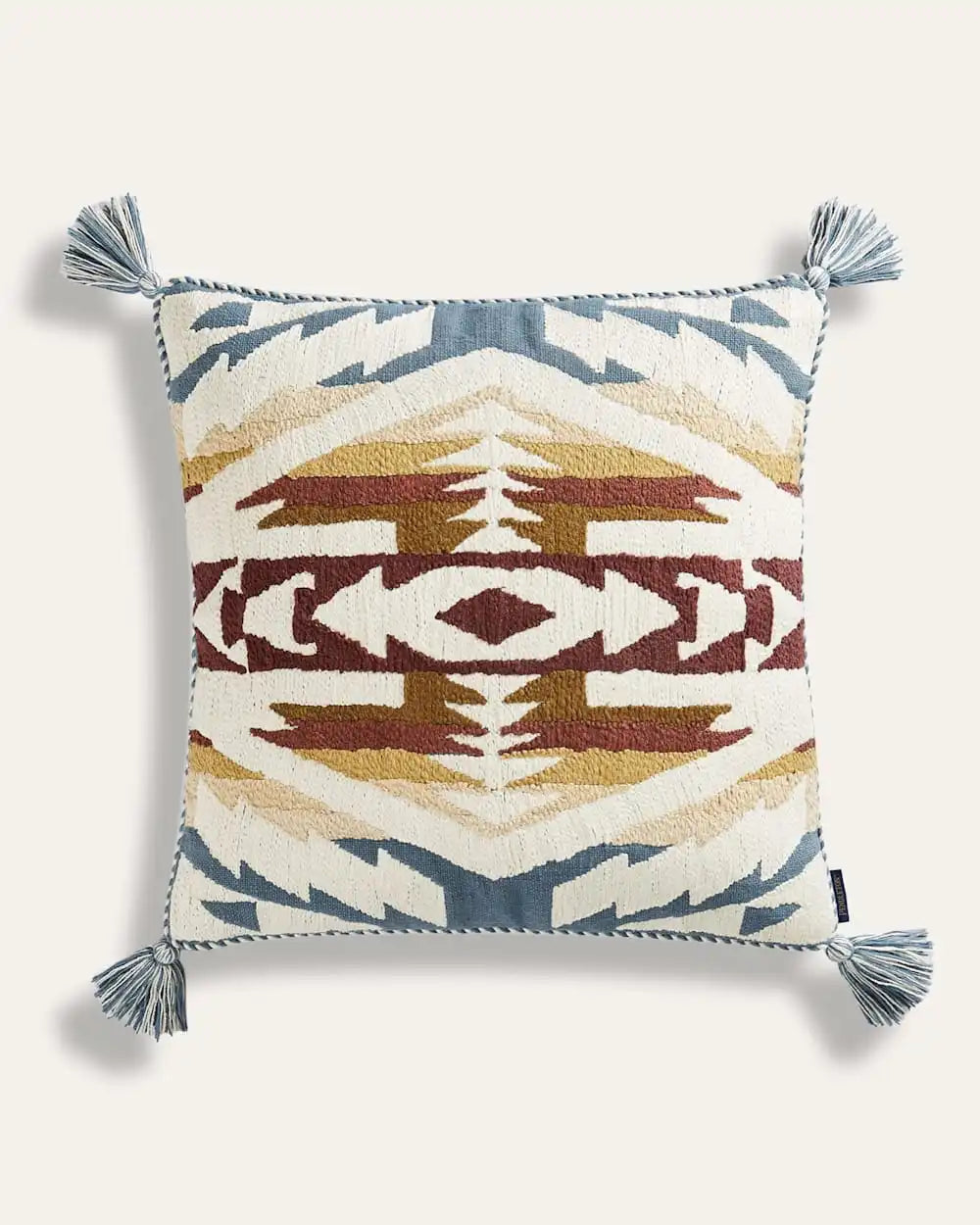 CANYON TRAIL EMBROIDERED SQUARE PILLOW