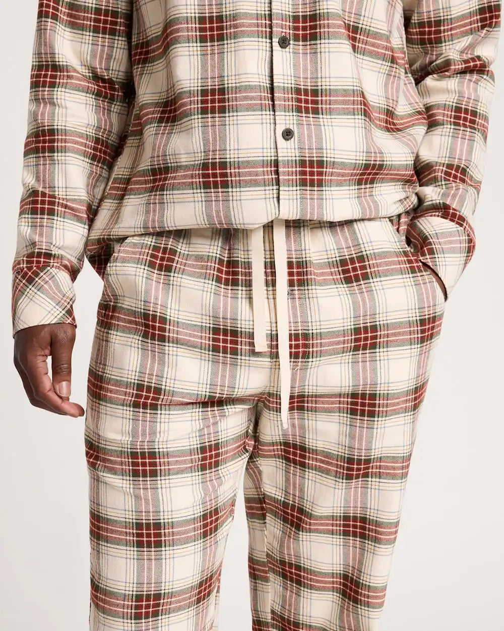 MEN'S PLAID FLANNEL PAJAMA SET