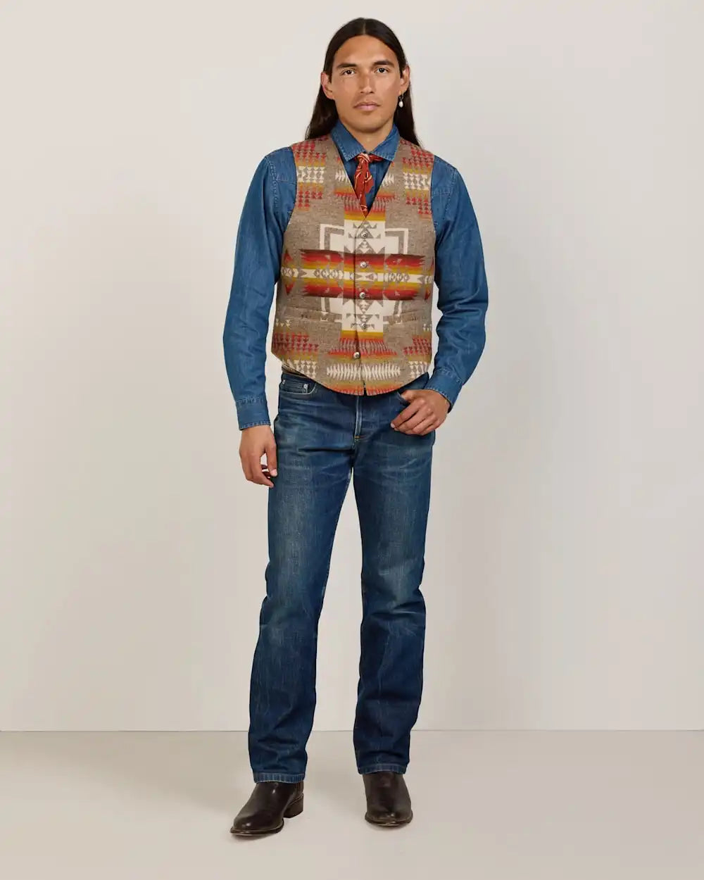 MEN'S WESTERN VEST