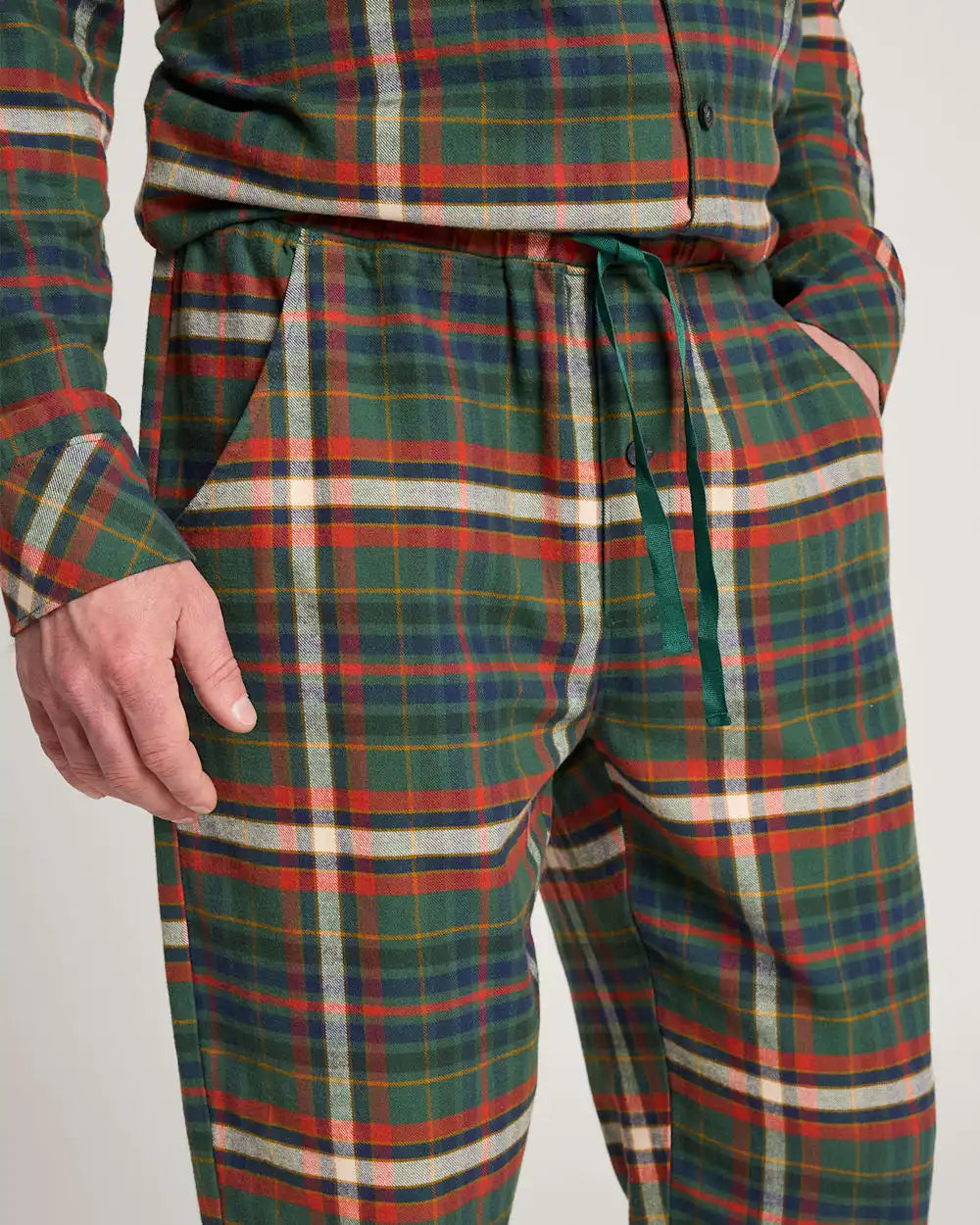 MEN'S PLAID FLANNEL PAJAMA SET