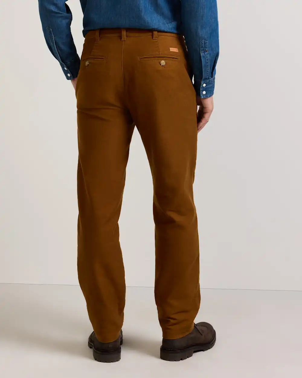 MEN'S RELAXED MOLESKIN CHINO PANTS
