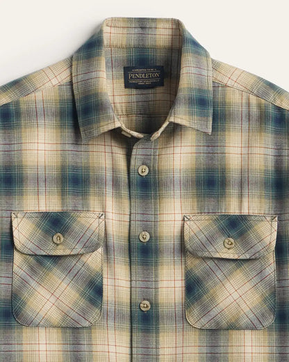 MEN'S PLAID BEACH SHACK COTTON SHIRT