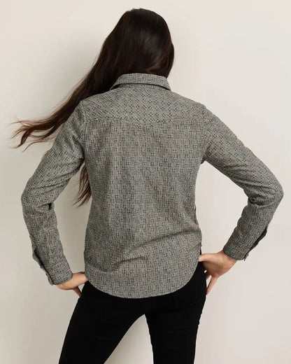 WOMEN'S TEXTURED WOOL GAMBLER SHIRT