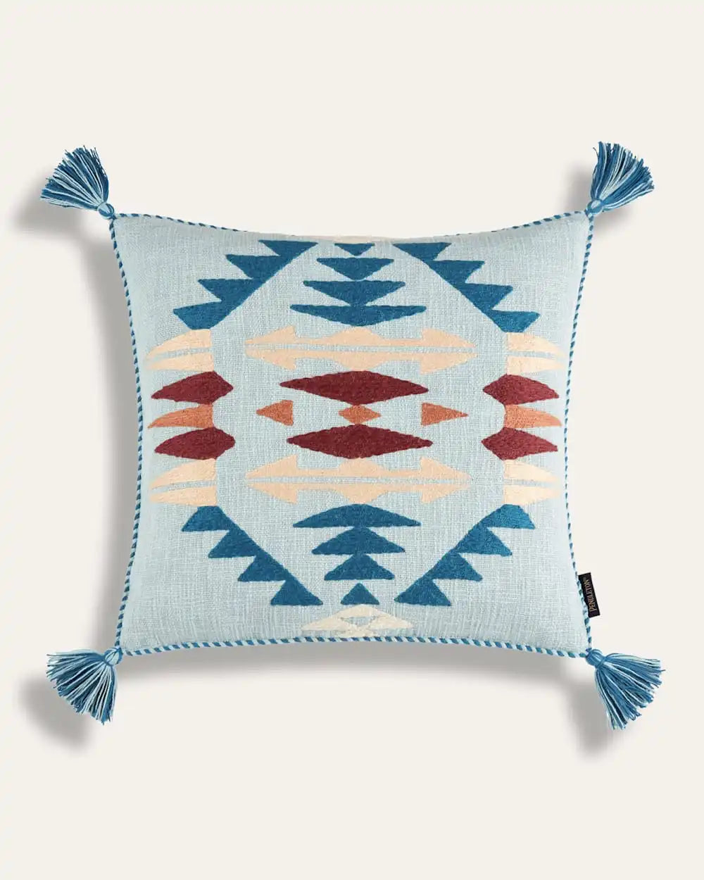 RANCHO ARROYO EMBROIDERED SQUARE PILLOW