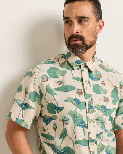 MEN'S SHORT-SLEEVE SHORELINE LINEN SHIRT