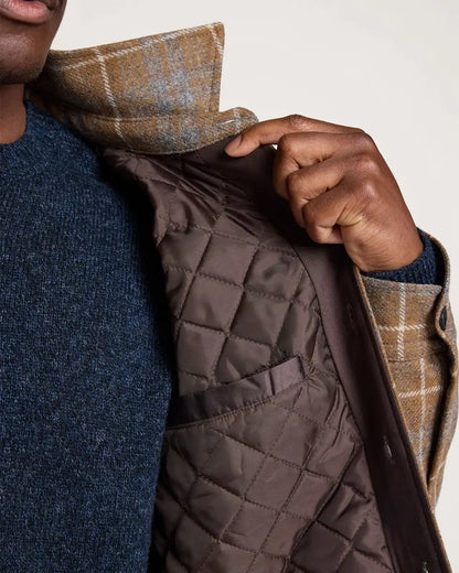 MEN'S PLAID QUILTED CPO JACKET