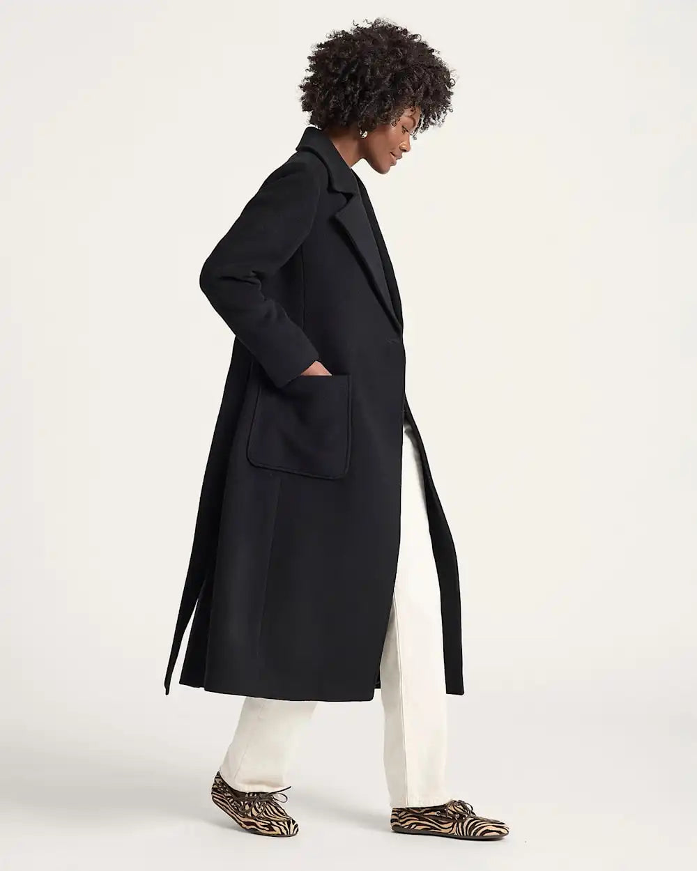 WOMEN'S NOB HILL WOOL WRAP COAT