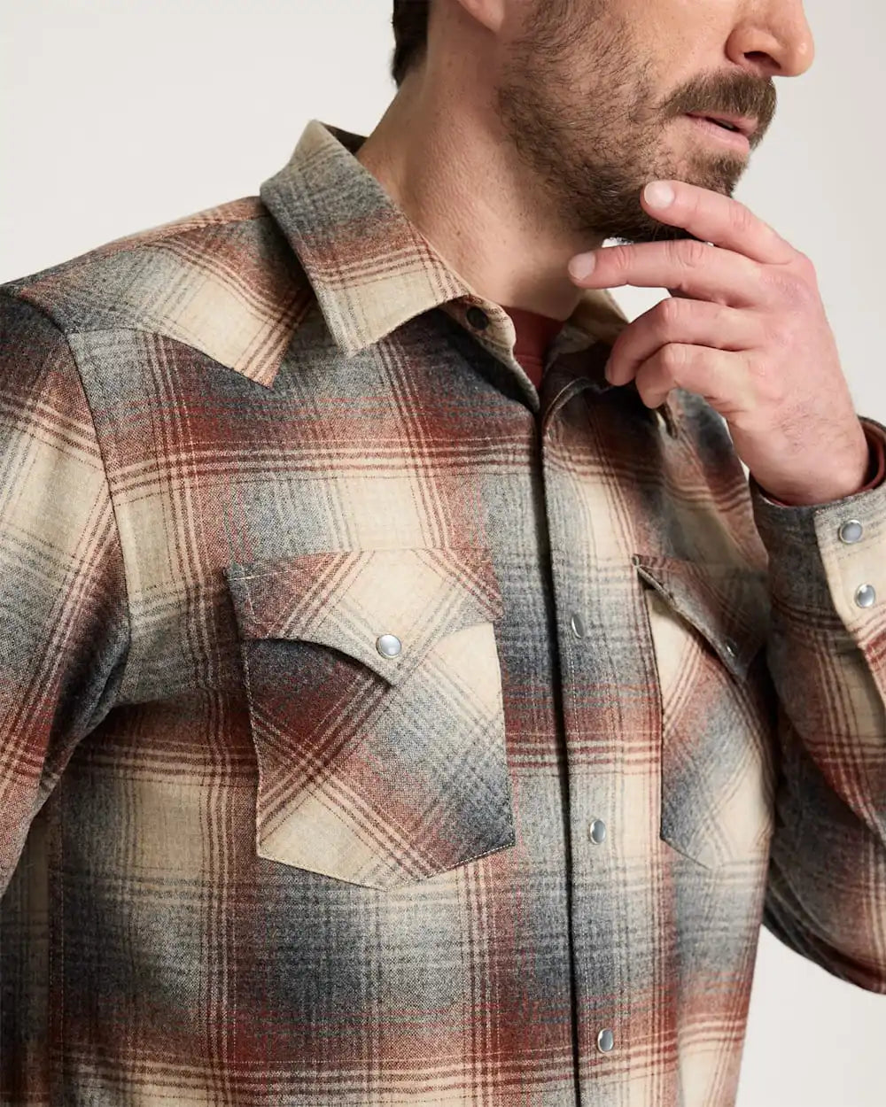 MEN'S PLAID SNAP-FRONT WESTERN CANYON SHIRT