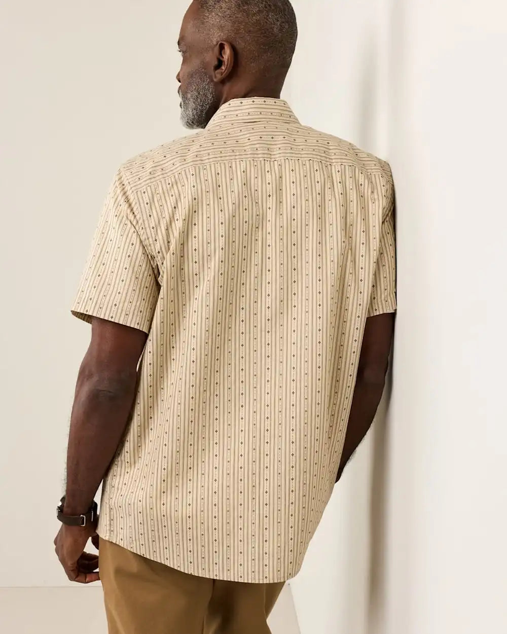 MEN'S SHORT-SLEEVE SHORELINE COTTON SHIRT