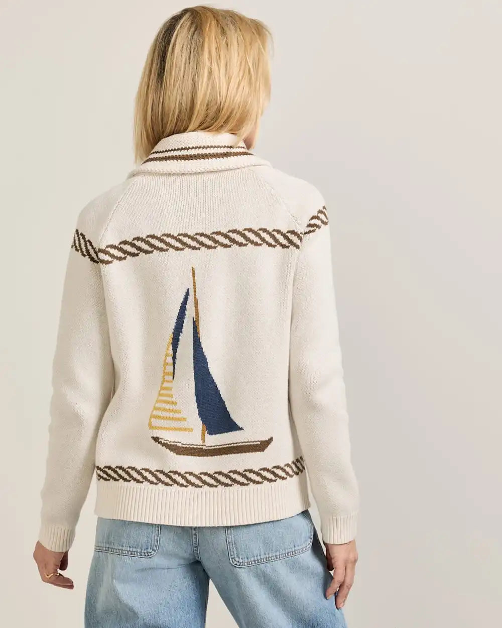 WOMEN'S LAKESIDE COTTON CARDIGAN