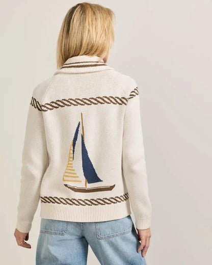 WOMEN'S LAKESIDE COTTON CARDIGAN