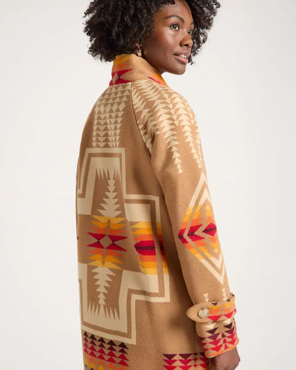 WOMEN'S HARDING ARCHIVE BLANKET COAT