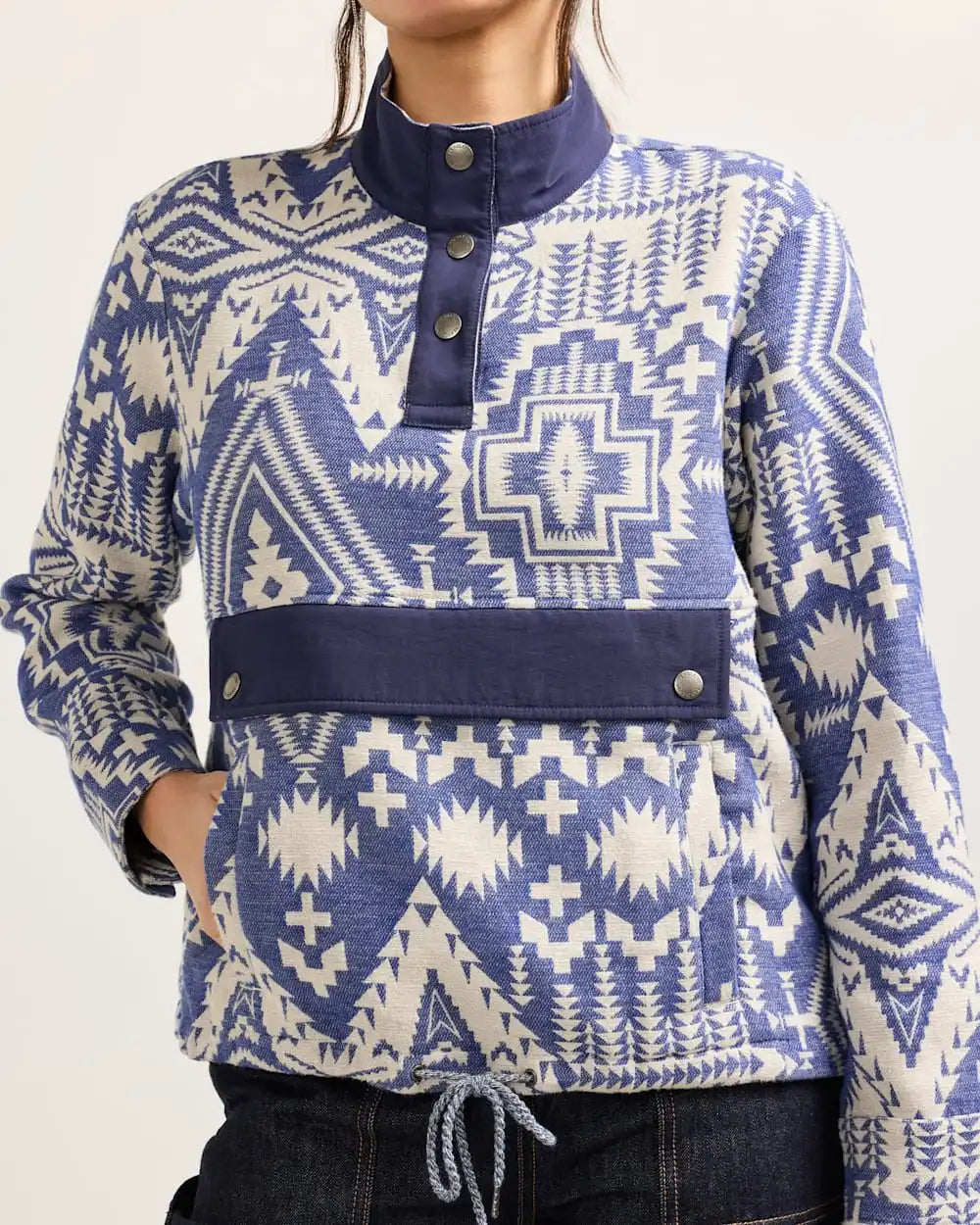 WOMEN'S DOUBLESOFT HALF-SNAP PULLOVER