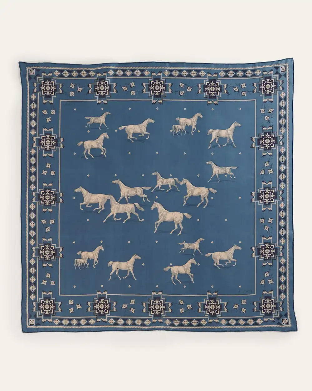 HERD OF HORSES SILK SCARF