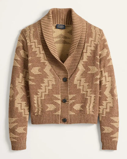 WOMEN'S TEXTURED COTTON CARDIGAN